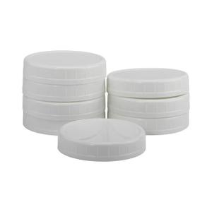 Mainstays Pack of 12 BPA-Free Plastic Wide Mouth Canning Mason Jar Lids, White  