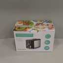 Toaster 2 Slice Wide Slot Toaster Best Rated Prime Displav Smart Toasters with LCD Digital Countdown Timer and Bagel/Defrost/Cancel/Reheat Function (Black)