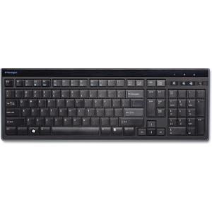 Kensington Slim Type Wired Keyboard (K72357USA),Black