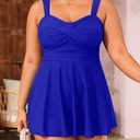 Aqua Eve Womens Two Piece Swimsuit Tummy Control 30W