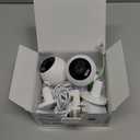 5G Cameras for Home Security Indoor/Outdoor Camera for Dog/Cat/Pet/Nanny/Baby, Baby Monitors with Phone App, IP66 Waterproof, Color Night Vision, White Light, Bell Siren, 24/7 SD Recordings- 2 Pack