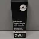 POWCAN 26 oz Insulated Water Bottle with 2-in-1 Straw and Spout Lid, Keep Cold 24H, Leak-Proof, Fits in Car Cup Holder, Stainless Steel Water Bottle for Sports, Travel, and School (Dark Knight)