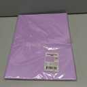 2 x Youngever 6 Pack Heavy Duty Plastic Two Pocket Folders, Heavy Duty Plastic 2 Pocket Folder (Mauve)