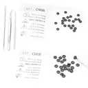 Micro Replacement O Ring Kit, for Sterngold Mini Implant Fits a 2.2mm 1.8mm Ball Housing Black