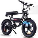 Windone E20/K2 Electric Bike for Adults, Max 20/28 MPH & 40/46.6 Miles Range, 20''3/4'' Tire and 350/750W Motor Ebike, 7 Speed Urban Commuter Electric Bicycle, 36V10.4AH / 48V13AH Removable Battery