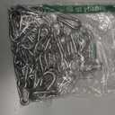 Small Carabiner Clip Hooks, 50pcs 2.36 inch Carabiners Heavy Duty, 304 Stainless Steel Spring Snap Hook Fits Camping Hiking, Metal Clips for Rope Chain Keys Rings