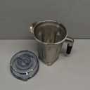 Stainless Steel Container 64oz, Compatible with 5200 5000 6300 Vm0103 Vm0197 E310 A2500 Classic/Commercial etc Series Blender, 64oz Stainless Steel Pitcher Jar Cup