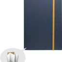 IPPINKA Japanese Premium Accordion Notebook, Scrapbook, Perforated, A5, Plain, Indigo