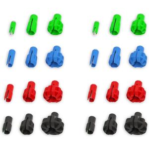 Plastic Adapters Universal Red and Green Boresighter Suitable for .17 to 12GA Calibers (Universal Adapters, 2 Packs)