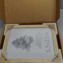 8.5x11 Picture Frame Set - 4 Pack, Natural Solid Wood, HD Tempered Glass, Elegant Wood Grain Photo Frame, Table or Wall Display