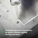 3M Marine Adhesive Sealant Fast Cure 5200 (06520) Permanent Bonding and Sealing for Boats and RVs Above and Below the Waterline Waterproof Repair, White, 10 fl oz Cartridge