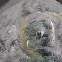 ShinHye Cozy Cat Bed - Round Plush Fluffy Hooded Cave, Indoor/Outdoor, Waterproof & Washable, Calming Anti-Anxiety Design - 23x23 Inch, Grey