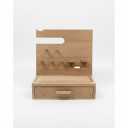 Finer Gents Desk Wood Organizer