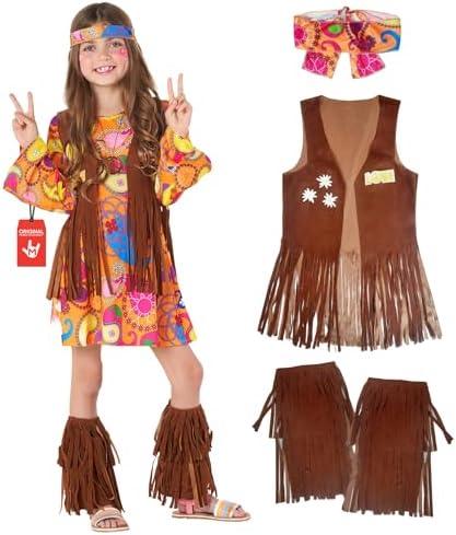 Morph 70s Outfits For Girls, Girl Hippie Costume, 60s Outfits For Girls, Hippie Costume For Kids, Kid Disco Outfit, Medium