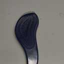 Crave Naturals Glide Thru Hair Brush - Detangler Brush for Curly, Straight, Wet or Dry Hair - Gentle Detangling Brushes for Adults, Kids, Toddlers - Hair Accessories for Women, 7.5"x3" - Blue (1 Pack (Regular))