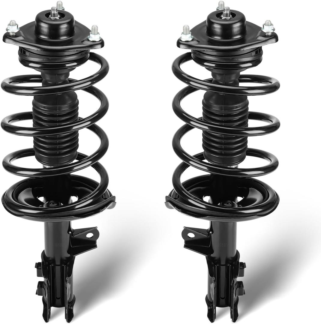 Front Struts Assembly Fit for 2010-2013 Kia Forte Sedan FWD/Forte Koup FWD, 2012-2013 for Forte5 ONLY FWD, Shock Absorber w/Coil Spring Replace for 172721 172720, 2Pcs
