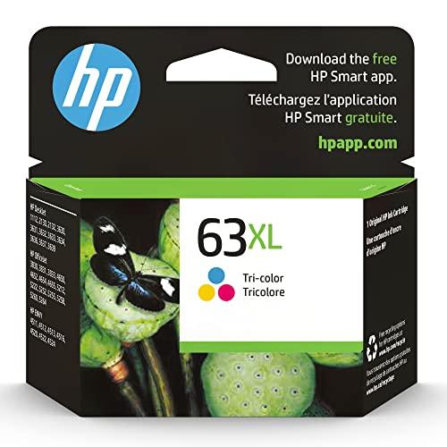 Amazon.com: HP 63XL Tri-color High-yield Ink Cartridge | Works with Printer Series: DeskJet 1112, 2130, 3630; ENVY 4510, 4520; OfficeJet 3830, 4650, 5200 | Eligible for Instant Ink | F6U63AN : Office Products, Pink