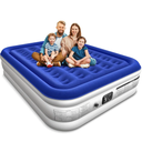 Queen Air Mattress with Built in Pump Luxurious Comfort 16" Raised Inflatable Mattress Queen Airbed Blow Up Mattress for Home Guests 80"*60"*16" Air Bed 3 Mins Fast Inflate/Deflate 660 lbs Max