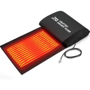 15FT RV Heated Sewer Hose Cover Avoid Freezing at -20F, Electrical Heated Sleeve of Rv Sewer Hose for Rv/Camper/Rv Accessories in WinterJUST COVER