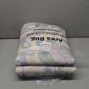 Collive Purple 8X10 Rugs for Living Room, 8x10 Bow and Floral Washable Area Rug Non Slip, Soft Boho Indoor Decor Elegant Carpet for Bedroom Kids Room Nursery Dining Room