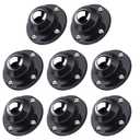 PlusRoc 8 Pack Anti-Rust Wheels Stainless Steel Self Adhesive Caster Wheels for Mop Bucket, Kitchen Appliance Rollers Sliders, Load Capacity 28LBS Per Wheel for Furniture