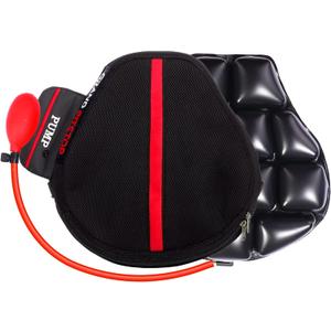 GRAND PITSTOP Motorcycle Air Seat Cushion, on The go inflate & Deflate, Pressure Relief Motorcycle Seat Pad, Shock Proof Comfortable for Motorbike Long Rides (Cruiser Premium with Air Pump)