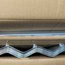 Plant & Plot Galvanized Raised Garden Beds Outdoor // 8×4×1 ft Planter Raised Beds for Gardening, Vegetables, Flowers (Silver) // Large Metal Garden Box // Patented Tool-Free Design
