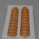 Yishang mini Terracotta Pots with Drainage Holes - 1.2 inches Succulent Cactus Nursery Planter,Tiny Clay Nursery Pots for Indoor/Outdoor Mini Plant, DIY Crafts, Wedding Favors(18 Pack)