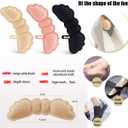 Heel Grips Cushion Inserts for High Heels, 18 Pieces in 3 Colors, Anti-Slip Shoe Liner Pads for Women and Men