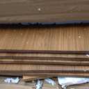 Solid Carbonized Bamboo Wire Shelf Covers for Wire Shelving, Wire Rack Covers for Pantry Shelves, Tool-Free & Snap-On (5pcs, 22" W x 16" D)