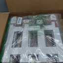 Blulu 4 Pieces 12 Inch Christmas Tree Gate Snowman Christmas Tree Fences for Pets Dog Cat Blocker White Picket Fence Barrier Flexible Picket for Xmas Holiday Party Office Home Decor