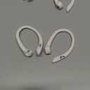 2 Pairs AirPods Ear Hooks for AirPods Pro 2, Pro, 4, 3, 2 & 1 - Upgraded Anti Slip Sports Clip Hooks - White