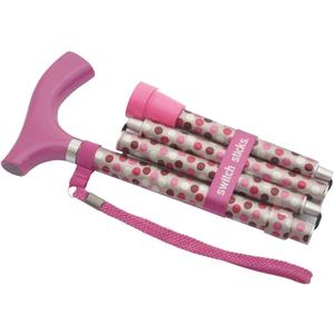Switch Sticks Folding Walking Cane For Women & Men (Hot Pink)