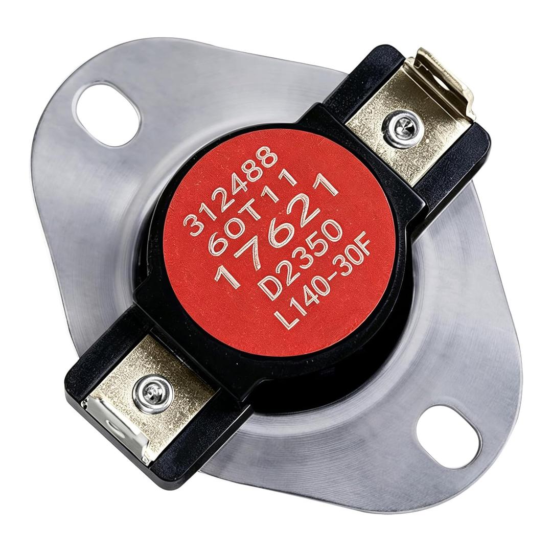 S1-02535380000 Furnace Thermostat L140-30F Limit Switch,Auto Reset, Compatible with Coleman Evcon York Furnace - Replacement for S1-7945-3281, S1-7945-3271- High Temperature Safety Cut Off Switch