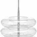 MorningRo Pool Float Storage Rack Pool Float Holder Stainless Steel Equipment Holder Water Filling Base Portable Scalable Outdoor Rack for Swimming Outdoor Storage (13 x 78 in,White)
