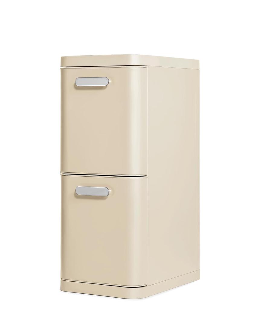 Caraway Stainless Steel 2-Drawer Recycling Bin