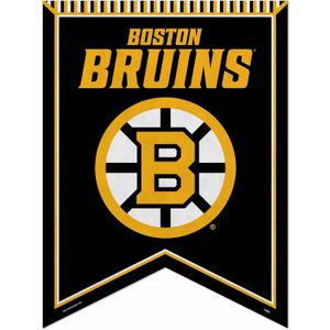 Rico Industries NHL Hockey Boston Bruins Standard Rafter Felt Pennant, 18"L x 24"W