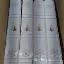 Christmas Tree Fence for Pets, 28 Packs Indoor Plastic White Picket Christmas Fence Decoration Protector for Kids, Dogs, Pets Barrier