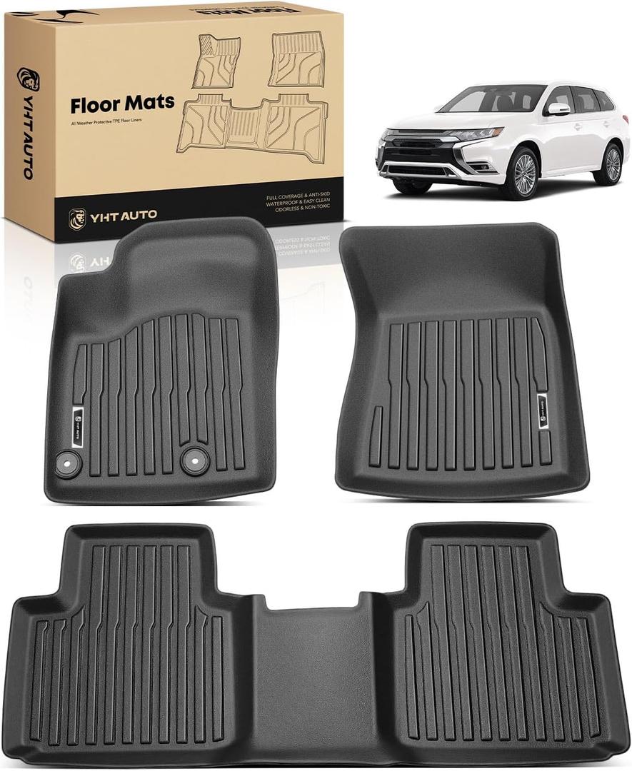 YHTAUTO Automotive Floor Mats for Mitsubishi Outlandersubishi 2022-2025