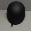 GLX M14 Open Face Motorcycle Helmet - Matte Black, Small - DOT Approved