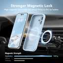 Magnetic for iPhone 16 Case, Compatible with MagSafe, [Screen Protector + Full Camera Protection], Silicone Shockproof Anti-Scratch Protective Phone Case for iPhone 16 6.1", Light Blue