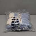 Snuggle Sac Blue Bedding Blanket Twin Size for Bed and Sofa, Reversible Super Soft Blankets Warm Cozy Knit Blankets Fuzzy Plush for Couch, Living Room, Blue, 60x80 inches