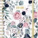 2026-2028 Monthly Planner - 3 Year Monthly Planner 2026-2028, JAN 2026 - DEC 2028, 8.4" x 6.3", Calendar Planner With Hardcover, 36-MonthTabs, Notes Pages, Inner Pocket, 36-Month Calendar - Flowers (White)