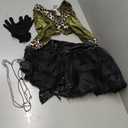 fun shack 80s Pop Star Costumes for Women, Vintage Pop Star Outfit, 80s Halloween Party Costume for Women, Small