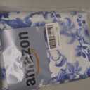 Blue Floral Tablecloth Rectangle 60x120 Inch Vintage Navy Blue Floral Tablecloth Polyester Fabric Spring Summer Boho Flowers Table Cover for Home Holiday Party Dining Picnic Outdoor Decor