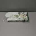 AMOUR INFINI Oven Mitts Set of 1 Quilted Liner with Hanging Loop Non Slip, Heat Resistant, Washable Reusable Oven Mitt (Floral Shrubs 7x13 Inches)