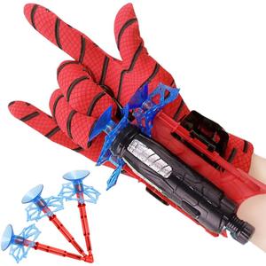 Xohny Spider Web Shooter, Superheroes Wrist Launcher Toy, Funny Children Educational Toys, Spider Gloves Man Cosplay Gift for Kids, Coloured