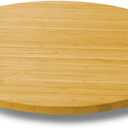 20 Inch Extra Large Bamboo Lazy Susan Turntable - 50 cm (19.7 Inch) Round Rotating Serving Tray for Kitchen, Dining Table & Parties (Bamboo, 20 Inch)