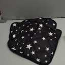 Namalu 4 Pack Self Warming Cat Bed Self Heating Cat Mat Star Pattern Soft Dog Crate Pad Thermal Pet Mat Anti Slip Kennel Dog Washable Warming Bed for Outdoor Indoor(12 x 12 Inch,Black)