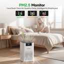 FRESKO Small Air Purifier for Bedroom, H13 True HEPA Filter Quiet Air Cleaner with Night Light, Aromatherapy, Sleep Mode, Real-Time PM2.5 Display & 360 Airflow, for Odors, Smoke in Home & Office